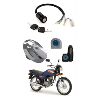 CHAVE IGNICAO KIT (TAMPA TANQUE, TRAVA GUIDAO, TRAVA CAPACETE E CONTATO) TITAN 125 95-99 EMBUS em Oferta na Shopee