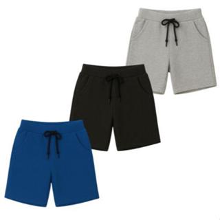 Kit 3 Shorts Moletinho Infantil Menino com Elástico Confortável em Oferta na Shopee