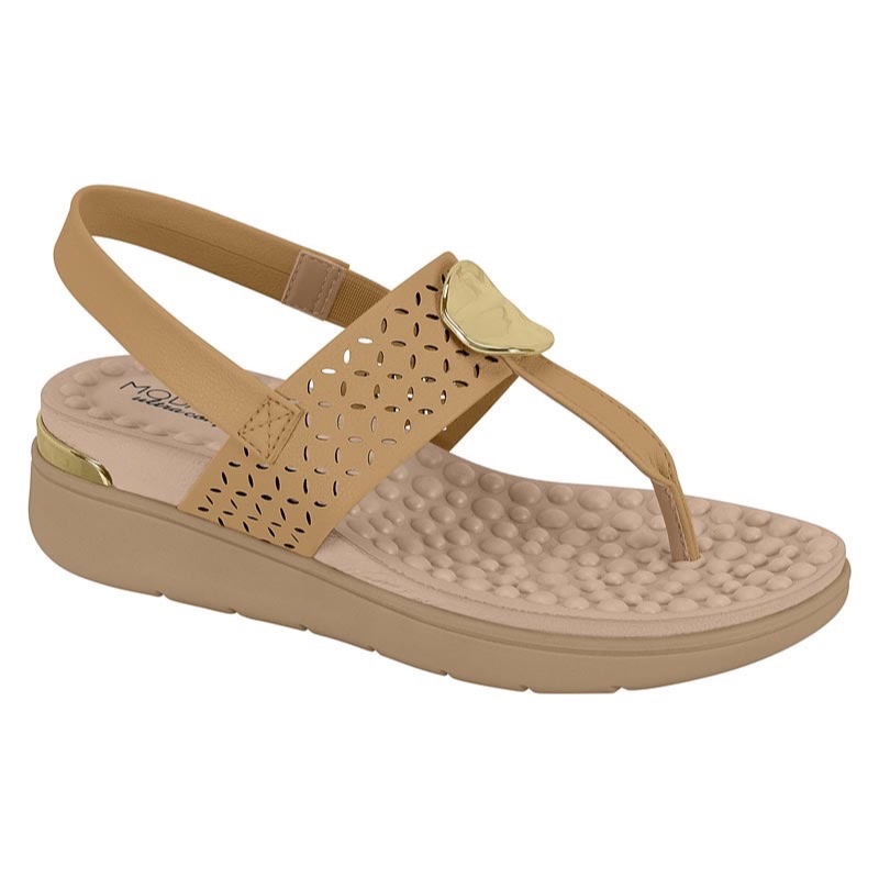 Sandalia Feminina Floater Modare Ortopedica Calce Facil Antiderrapante Original 7151.140