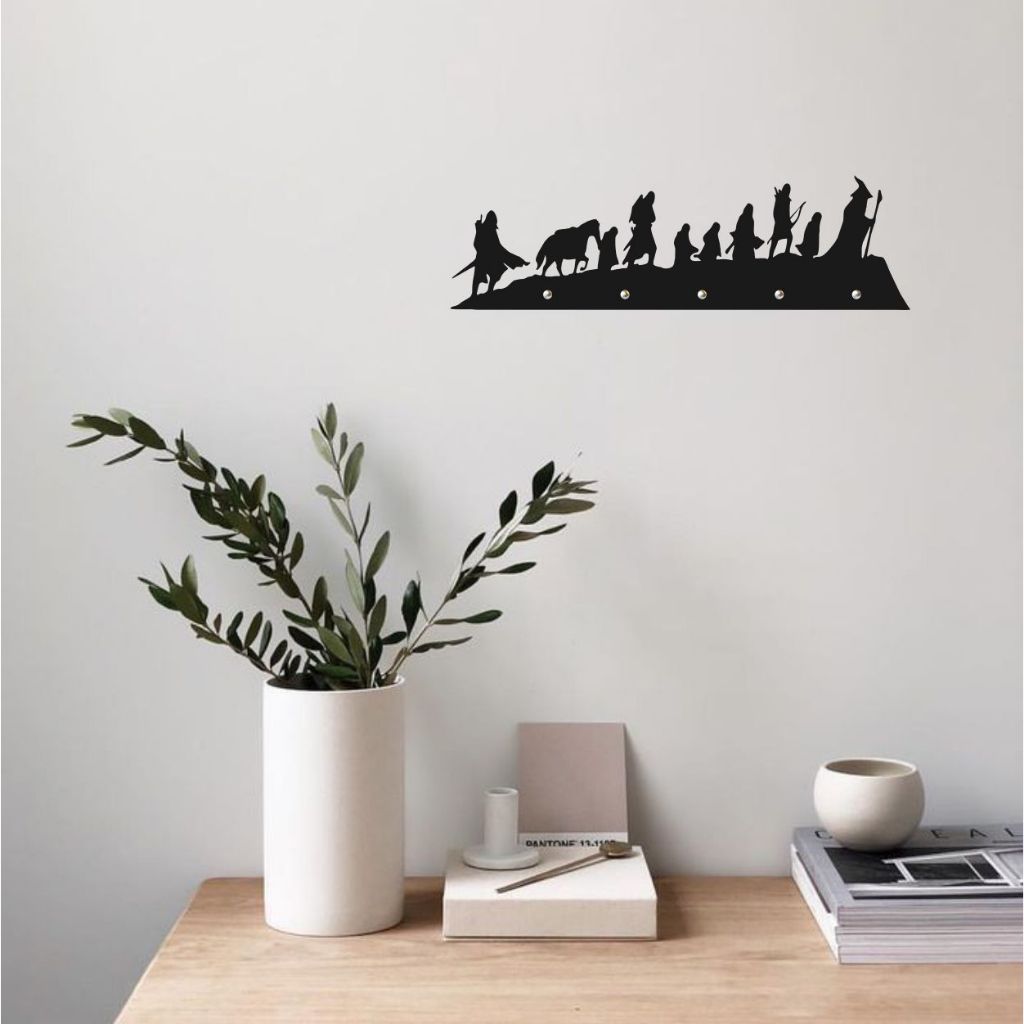 Porta Chaves Decorativo Autocolante 3mm Praticidade e Estilo para Sua Casa Senhor dos Anéis em Oferta na Shopee