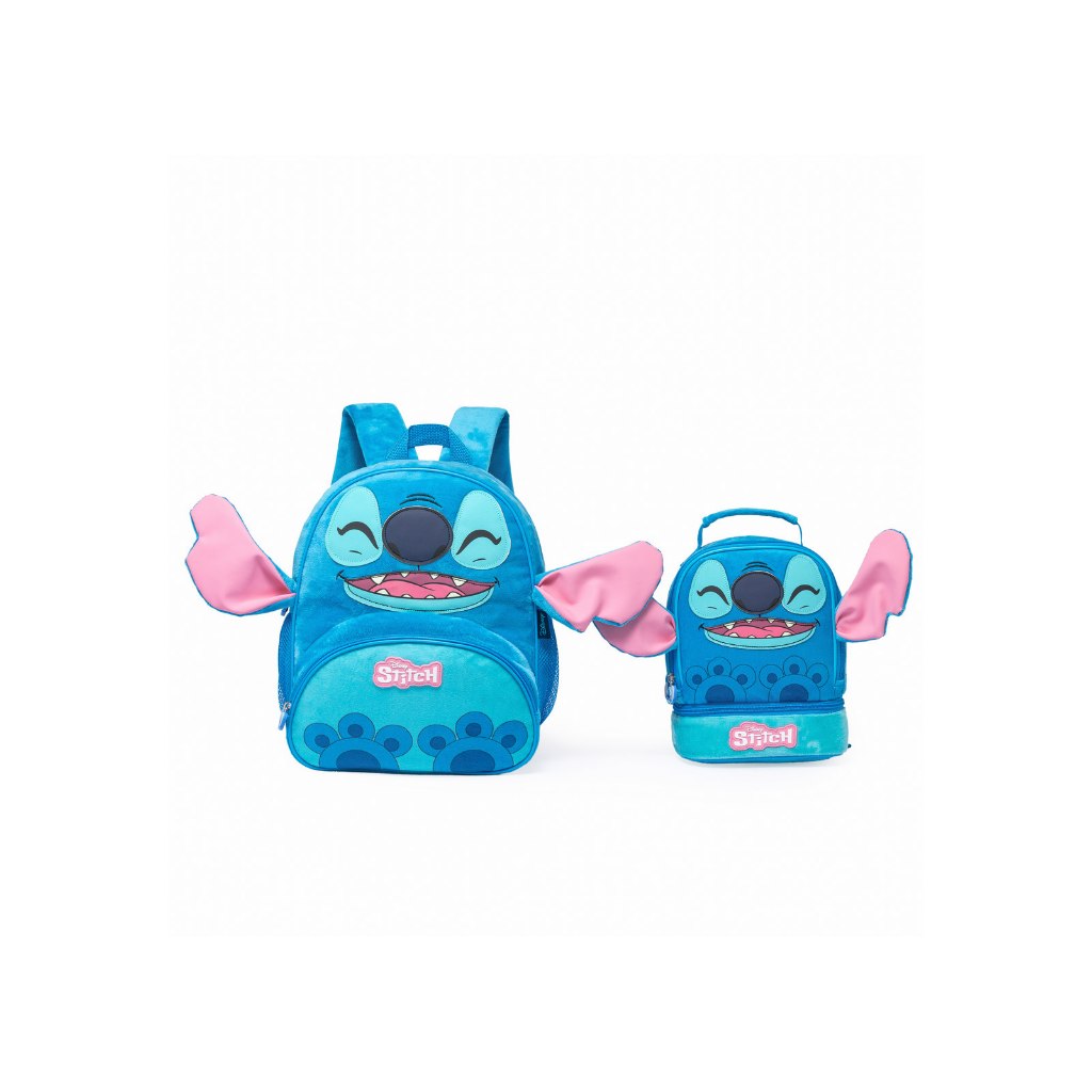 Kit Mochila De Costas Stitch Escolar Infantil Lancheira Térmica em Oferta na Shopee