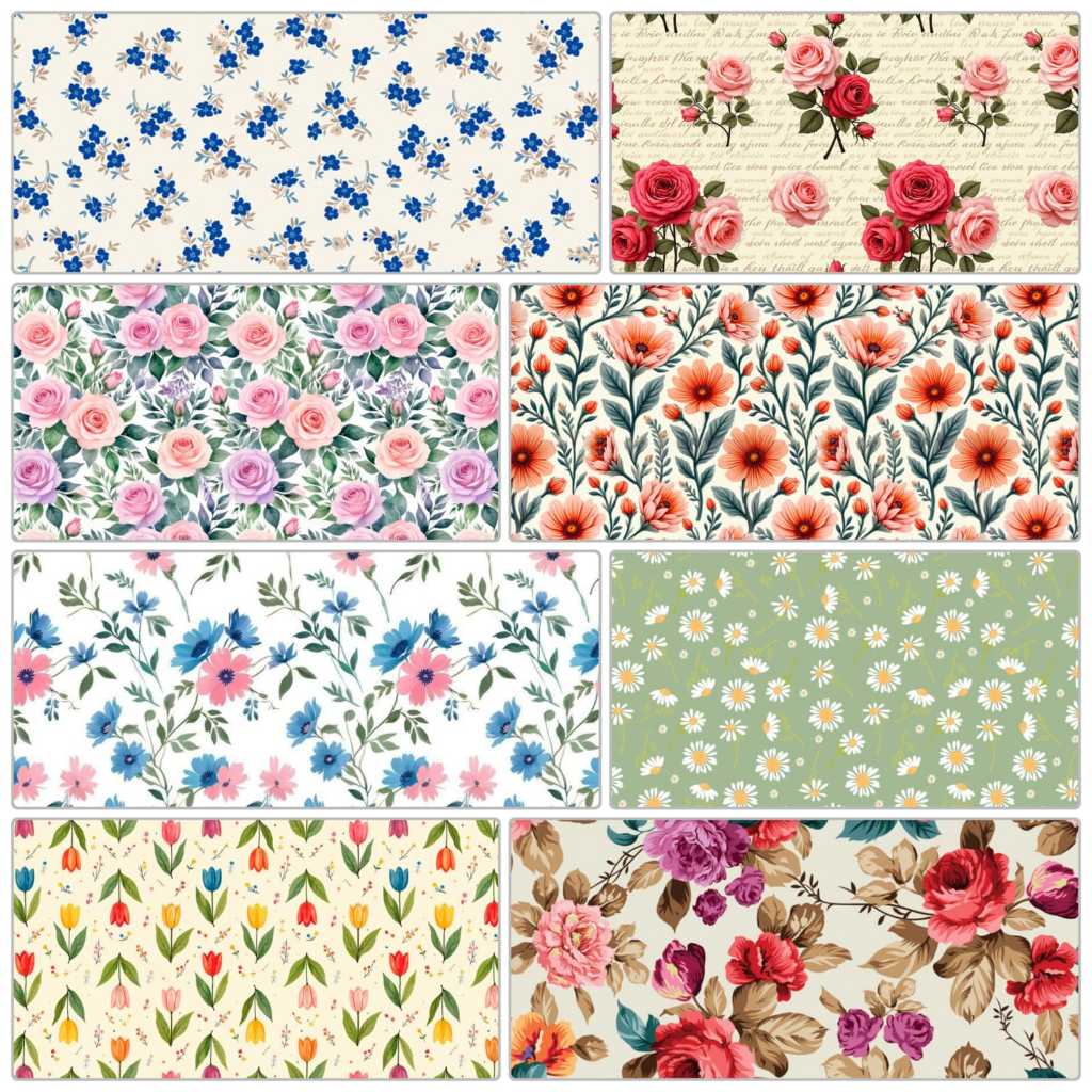 1 Metro Tricoline 100% Algodão Larg 1,50m Estampado FLORES - FLOR - FLORAL