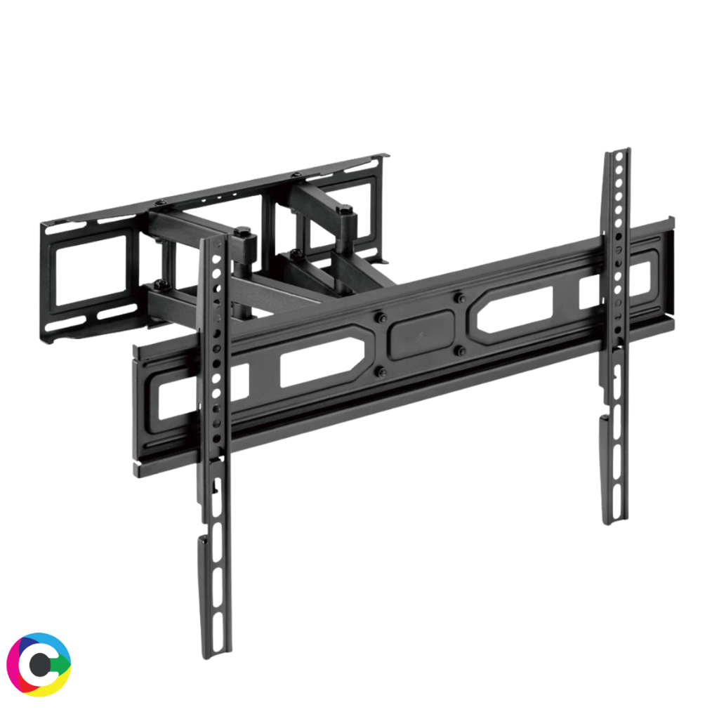 Suporte para Televisão 80" Articulado e Rotativo de Parede TV LED LCD Plasma 4K SmarTV CS41 Clanm