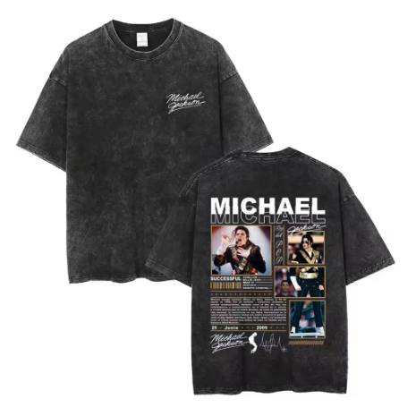 Camisa Unissex Michael Jackson – Perfeita para Fãs do Pop Mundial em Oferta na Shopee