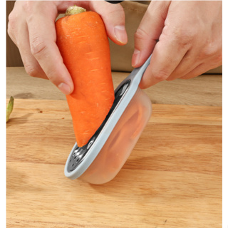 Mini Ralador Manual de Aço Inox para Alho e Temperos + Coletor, Suporte de Plástico e Compartimento Auxiliar para Armaze em Oferta na Shopee