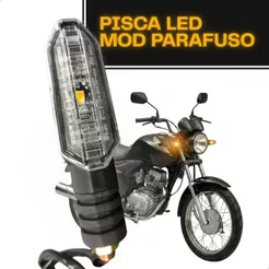Pisca Led Seta Parafuso Cbx 250 Twister Nxr Titan Fan 125 150 Ybr 125 Xre 190