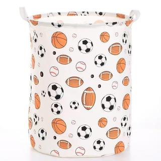 Cesto Organizador Multiuso Tecido Dobrável Roupa Brinquedos Lavanderia