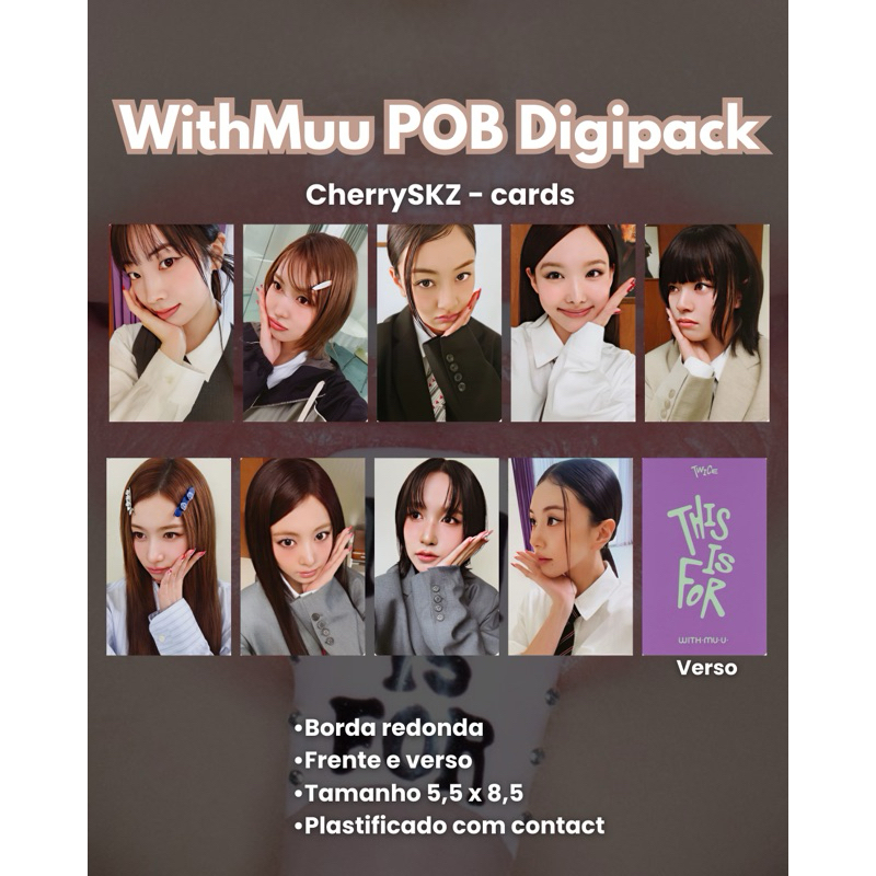 Twice This Is For Photocards | Unidade ou set completo | Plastificado em polaseal | Fanmade/Handmade