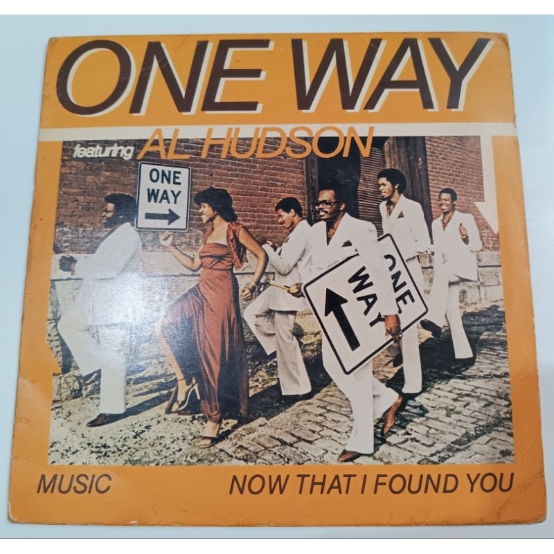 Compacto One Way Feat. Al Hudson - Music, Now That I Found You, Em Ótimo Estado