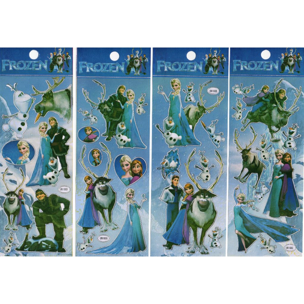 15/20/30/50 Frozen Cartelas de Adesivos Stickers Infantil - Lembrancinha Festa em Oferta na Shopee
