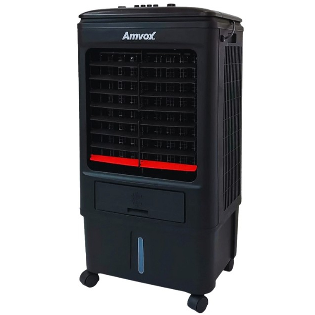 Climatizado de Ar Frio 127v 18 Litros Preto ACL 018 Umidificador Amvox