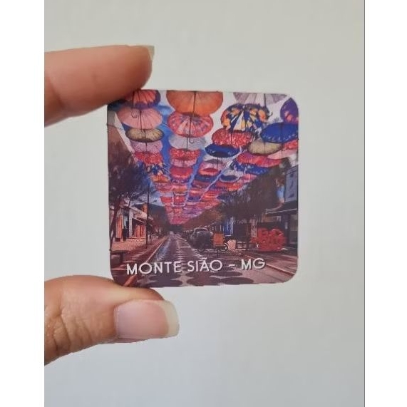 Íma de Geladeira Lembranças de Monte Sião MG