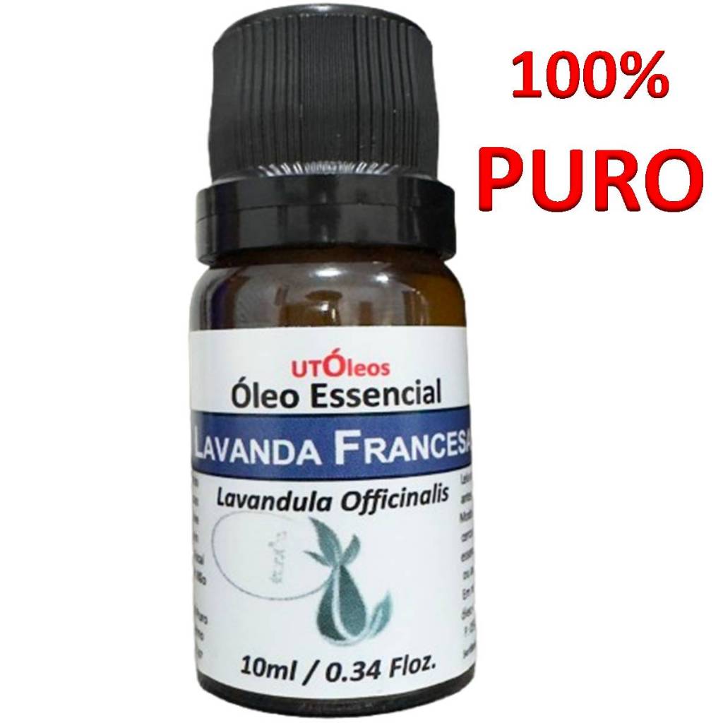 Óleo Essencial de Lavanda Francesa 100% Puro 10ml em Oferta na Shopee
