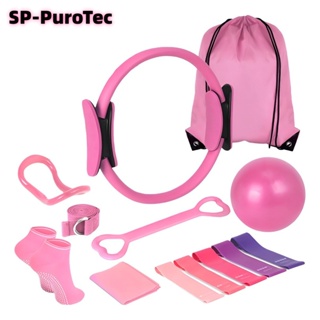 Kit 13 Peças Pilates Para Exercícios Em Casa Com Bandas De Resistência Yoga Fortalecimento E Flexibilidade em Oferta na Shopee