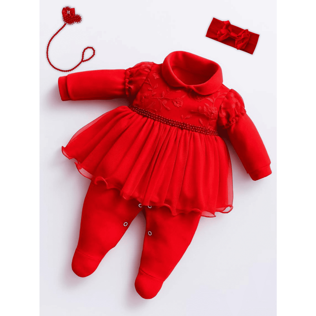 Body Bebê Bordado Pérola: Onde Comprar | BuscaProdutos