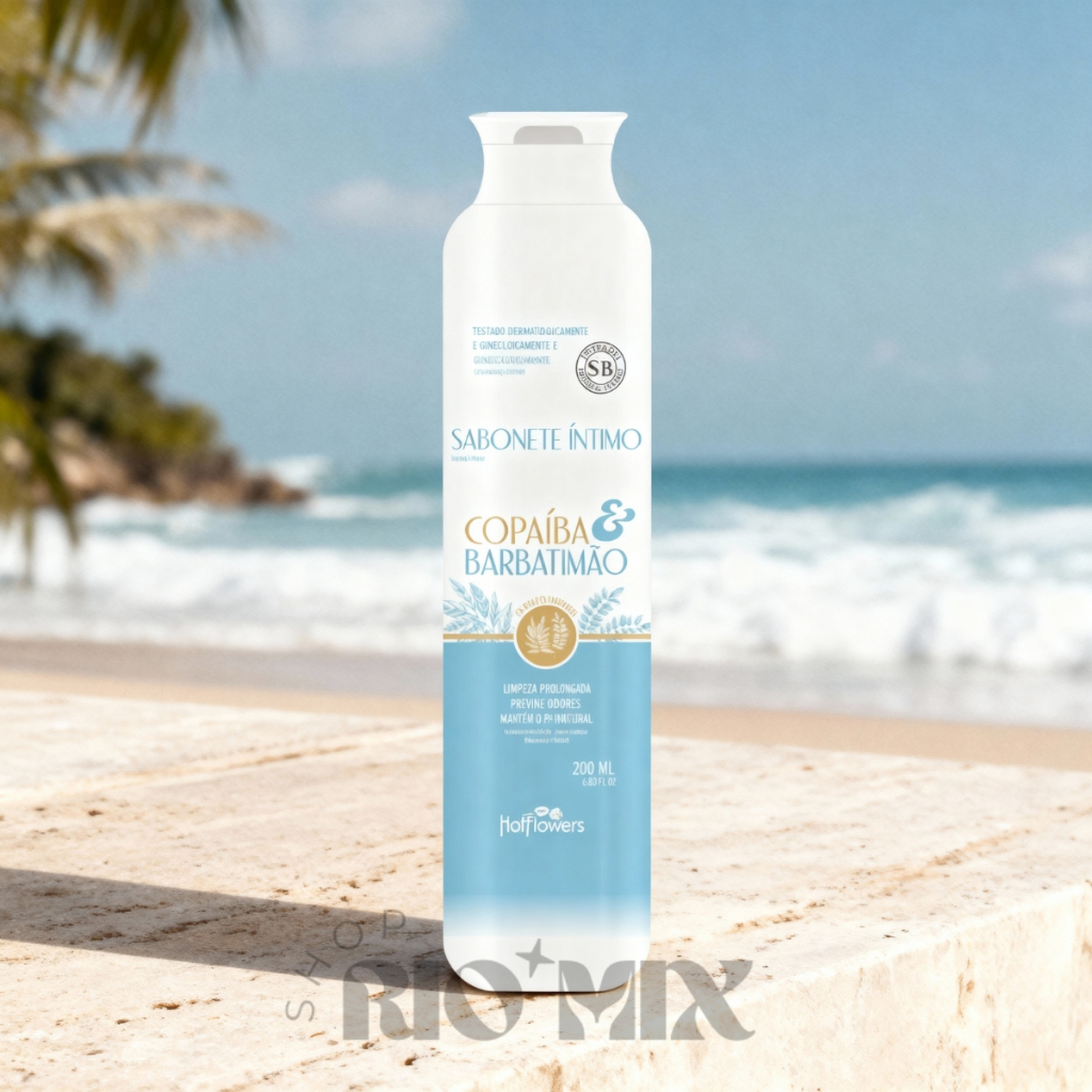 Sabonetes Íntimos 200ml Hot Flowers Cuidado Diário Limpeza Delicada e Equilíbrio