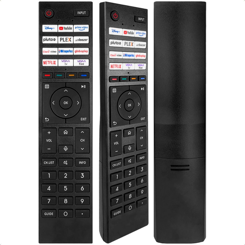 Controle Remoto Compativel com TOSHIBA para SMART TV / NETFLIX, YOUTUBE, MUSIC PRIME VIDEO