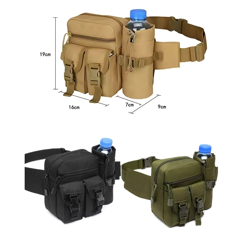 Bornal Pochete Camping Porta Garrafas Objetos  RG12296-2 em Oferta na Shopee