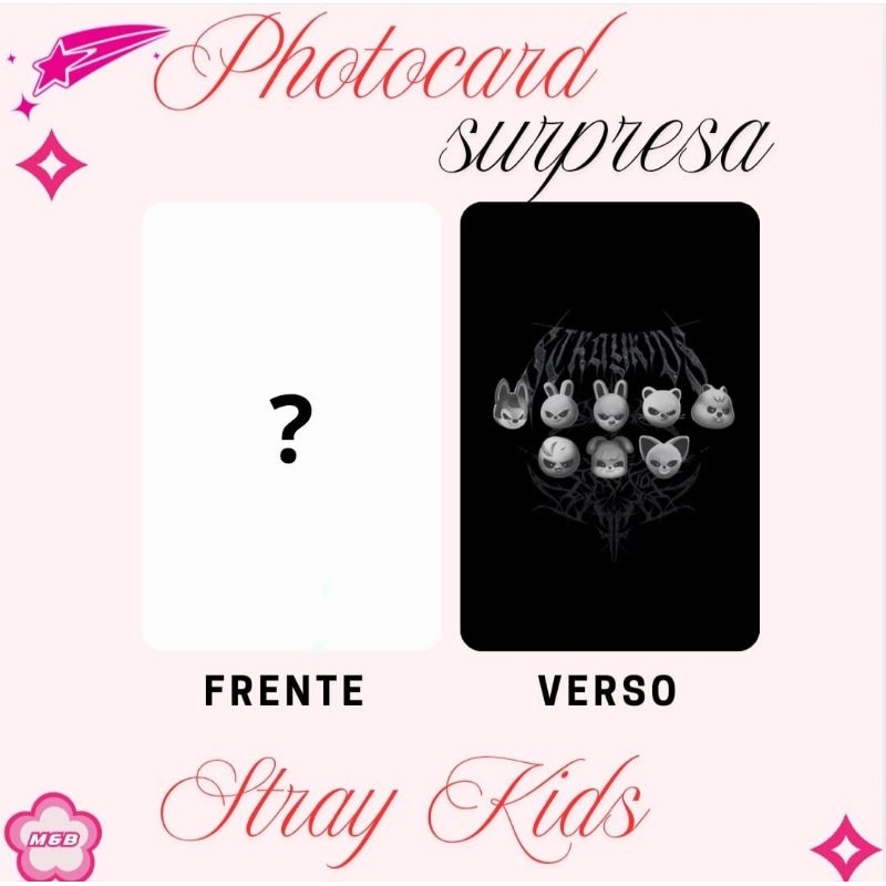 Photocards Fanmade Surpresa Stray Kids Le Sserafim BTS Ateez Blackpink Enhypen Katseye Twice Cortis