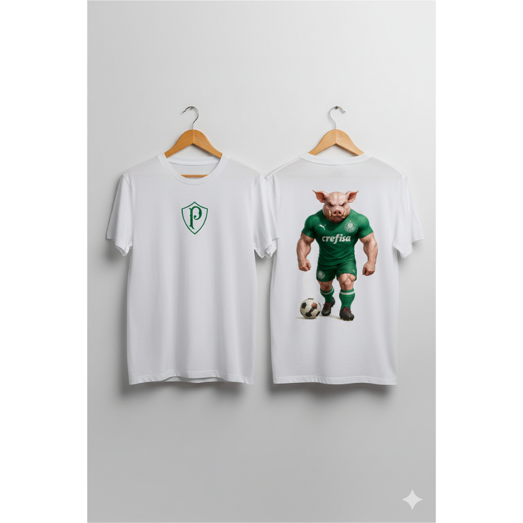Camisa Camiseta Time Futebol Palmeiras Qualidade Dtf Algodão