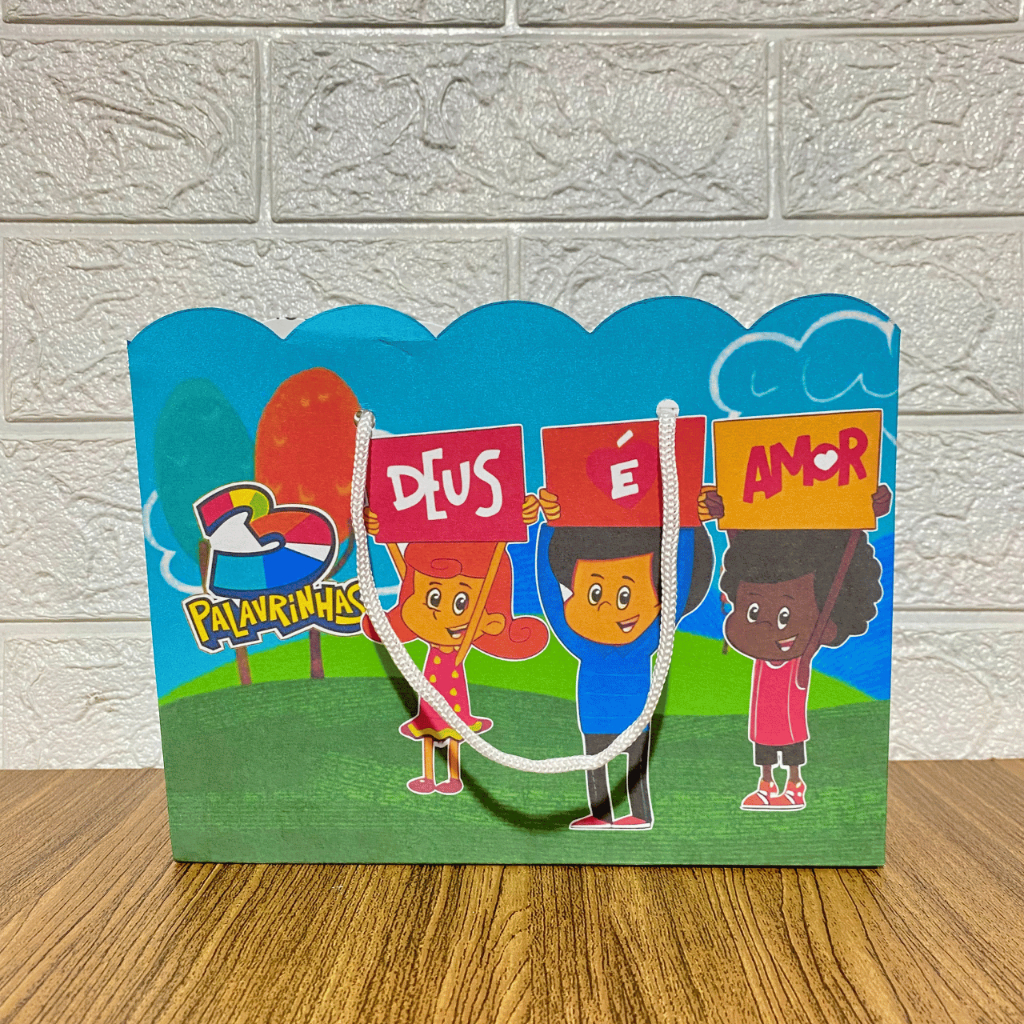 PEGUE E MONTE Sacolinhas TAM G para Festas Mimos Aniversários Lembrancinhas 3 PALAVRINHA em Oferta na Shopee