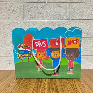 PEGUE E MONTE Sacolinhas TAM G para Festas Mimos Aniversários Lembrancinhas 3 PALAVRINHA em Oferta na Shopee