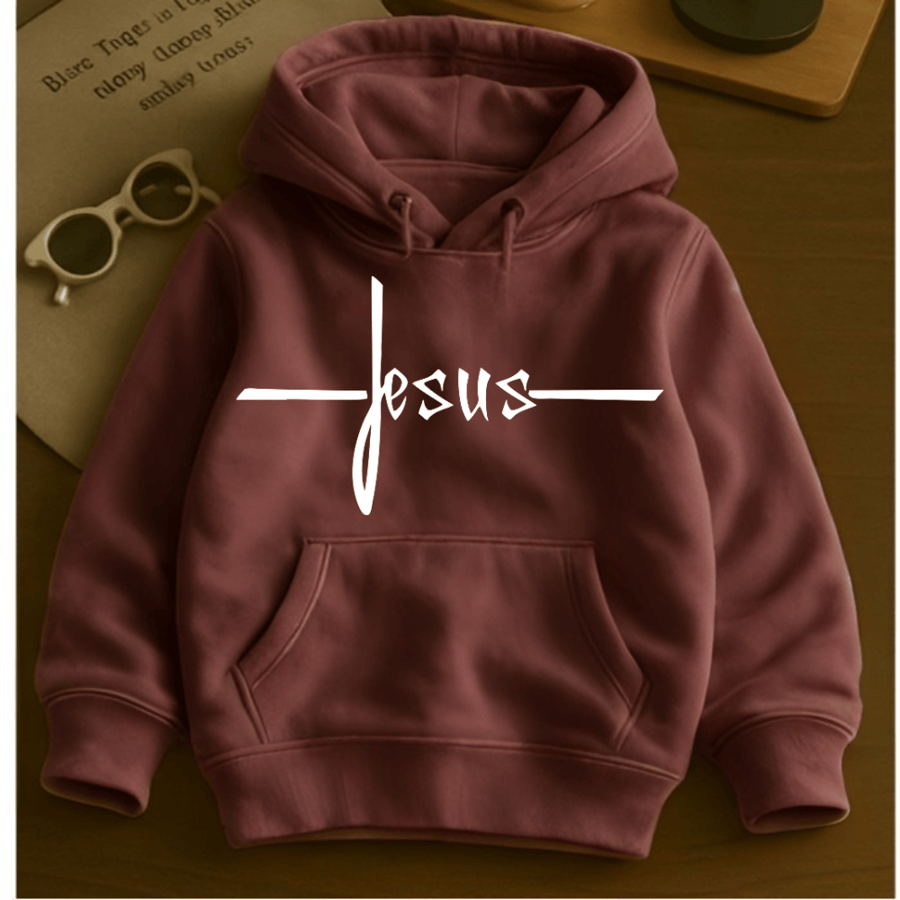 Moletom Infantil Agasalho Jesus Cristao Estampado Personalizado Premium