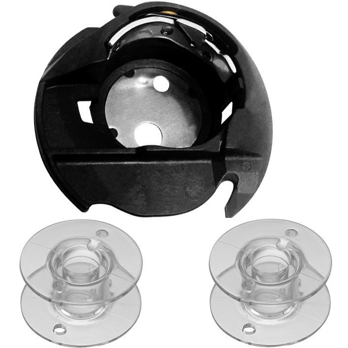 Caixa Bobina Máquina Singer Facilita Pro 4411 4423 4432 5511 5523 + 2 Bobinas brinde em Oferta na Shopee