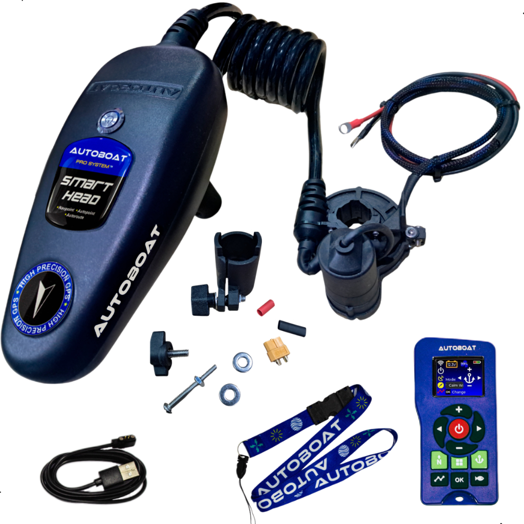 Smart Head Autoboat GPS Âncora Geração 3 Com Controle Remoto e Aplicativo Bluetooth Para Motores Elétricos Phantom