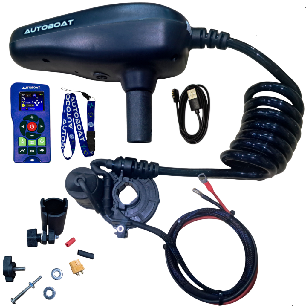Smart Head Autoboat GPS Âncora Geração 3 Com Controle Remoto e Aplicativo Bluetooth Para Motores Elétricos Phantom Pesca — imagem 2 de 2