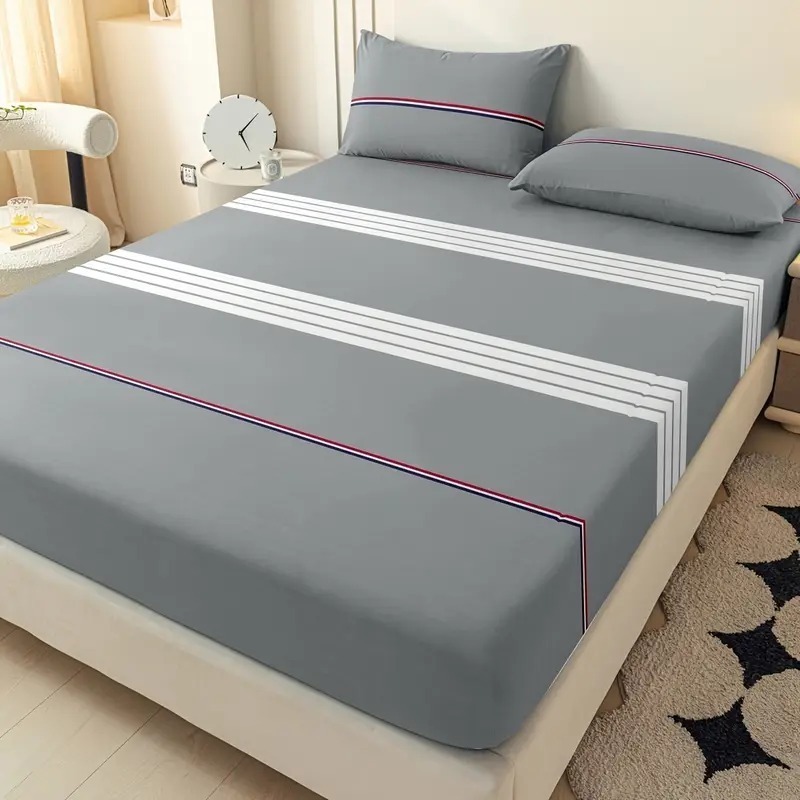 Kit 5 Jogos de Lençol Solteiro Com Fronha Micropercal 400 Fios Sortidos - Toque Macio - Oferta