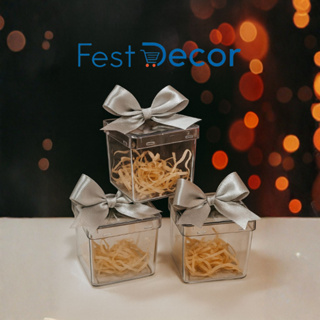 100 Caixinhas 5x5 Acrilicas - para decoraçao de festas lembrancinhas e porta joias em Oferta na Shopee