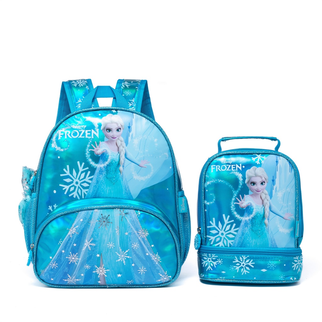 Kit Escolar Elsa Frozen Mochila Espaçosa Lancheira Disney Infantil Pré-Escolar em Oferta na Shopee