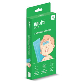 Compressa Anti Febre 4 Unidades Multi Saude - HC636 em Oferta na Shopee