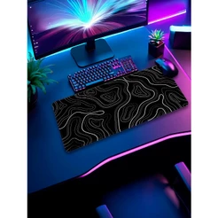 Mouse Pad Gamer Premium Com Bordas Costuradas Sublimado em Tema Anime/Abstrato/Oriental/