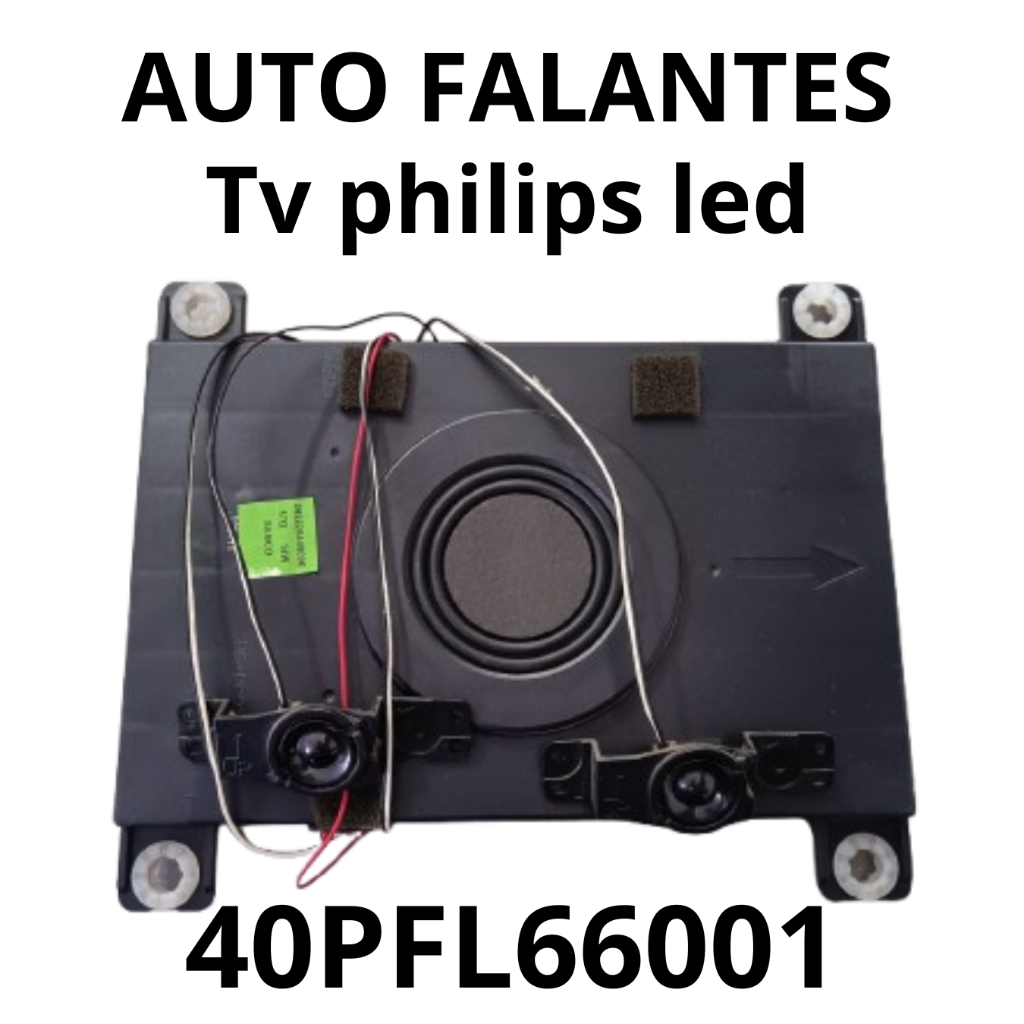 2689 Auto falantes para tv philips led Mod:40PFL66001