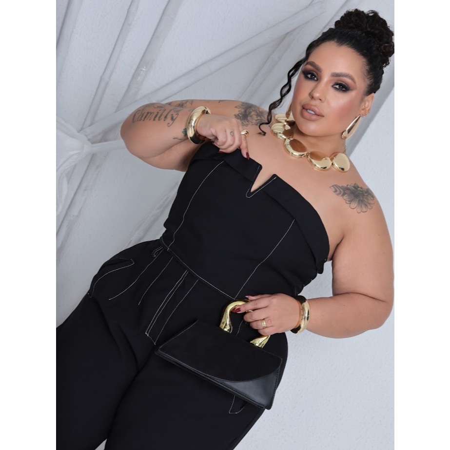 Conjunto Feminino Alfaiataria Plus Size Elegante Sofisticado casual trabalho noite dia grande em Oferta na Shopee