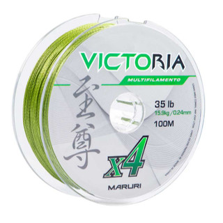 Linha Multifilamento Maruri Victoria X4 – 100m Verde (Vários Tamanhos)