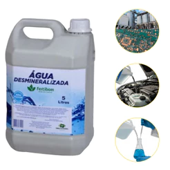 ÁGUA DESMINERALIZADA 5 LITRO ARREFECIMENTO MOTOR RADIADOR