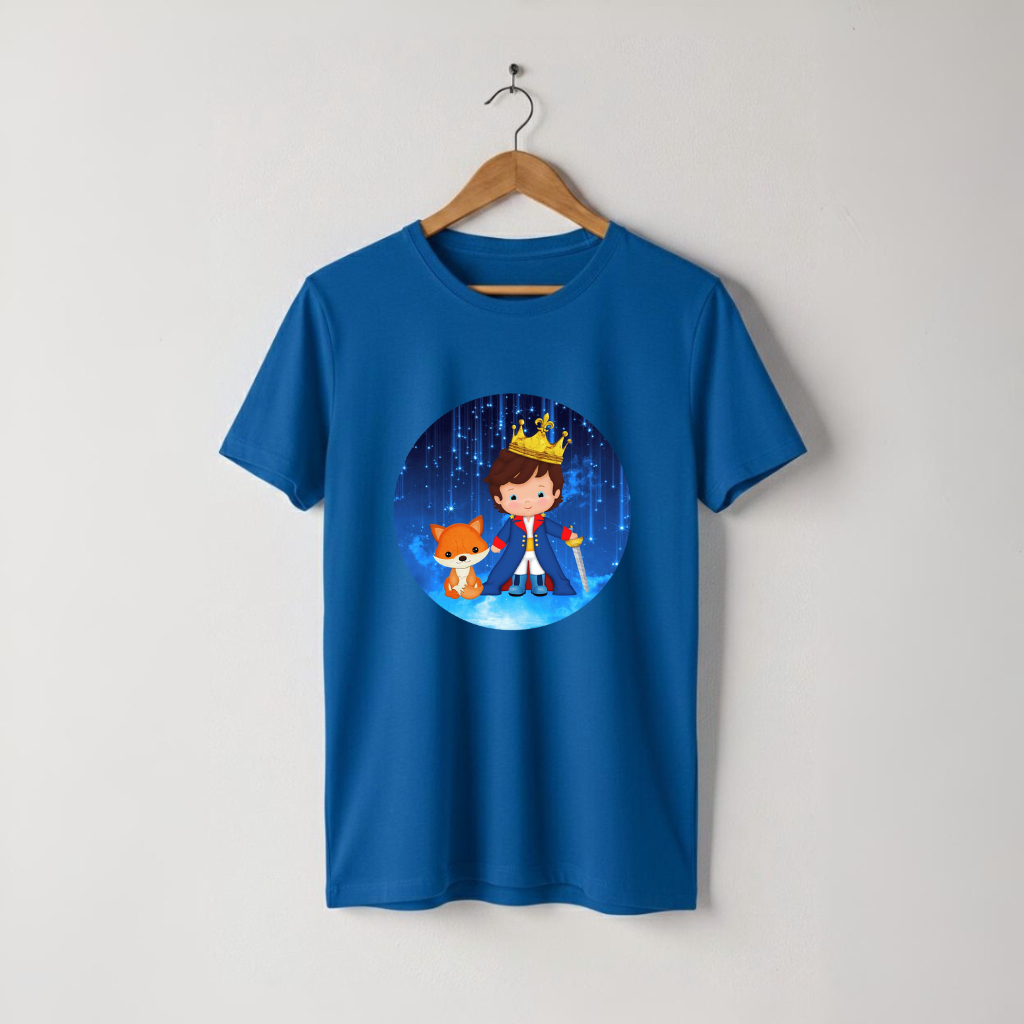 Camiseta O Pequeno Príncipe Infantil do 04 ao 16 Colorida Desenho Animado Game Game Jogos Camisa algodão Unissex