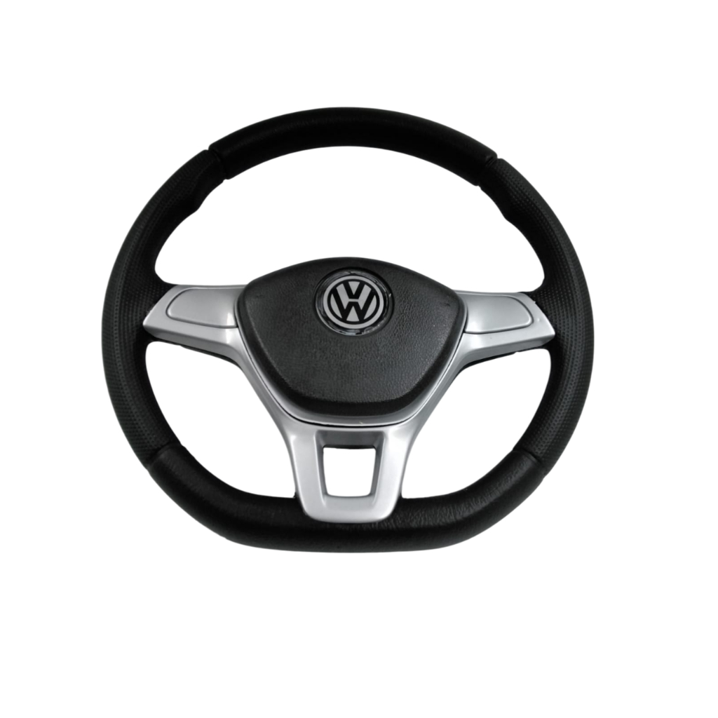 Volante Novo Golf Prata Para Volkswagen Polo Golf Bora Gol G5