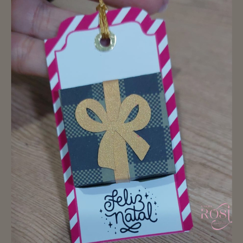 Envio Imediato Tag Natal - Mino para cliente -  Feliz Natal -  Tablet chocolate La creme Cacau Show – Papel 180g