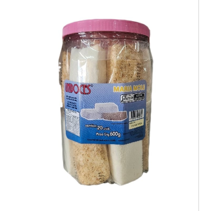 pote de doce Maria mole c 20 unid. 600gr unidoces