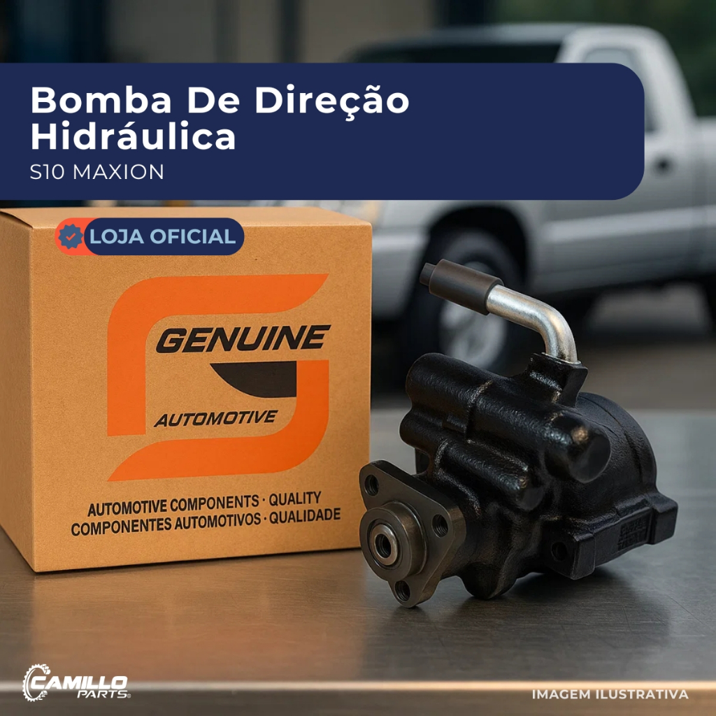 Bomba De Direção Hidráulica S10 2.5 Maxion 1996 A 2000 Original Nova