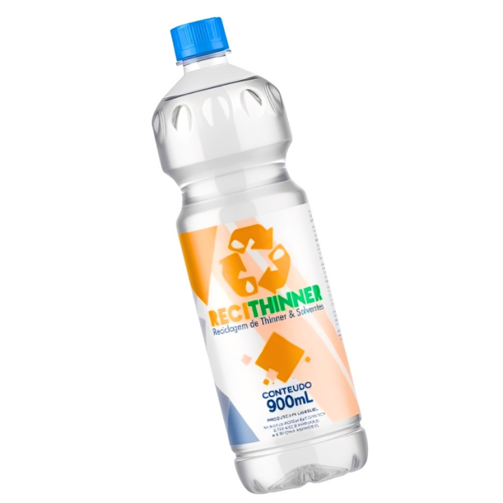 Recithinner Recuperado 900ml Limpeza De Superfícies Ferramentas Solvente Pronto Uso