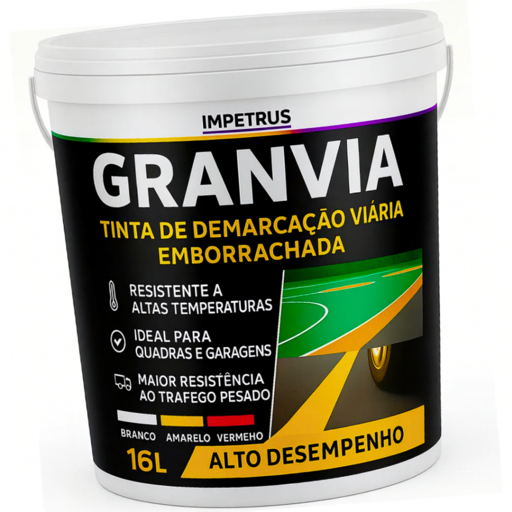 Tinta De Demarcação 16L Esportiva  Quadras Futsal Basquete Vôlei  Pronto Uso