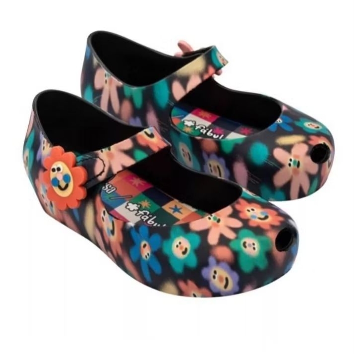 Mini Melissa Ultragirl + Fábula Baby Preto Verde - 100% Original
