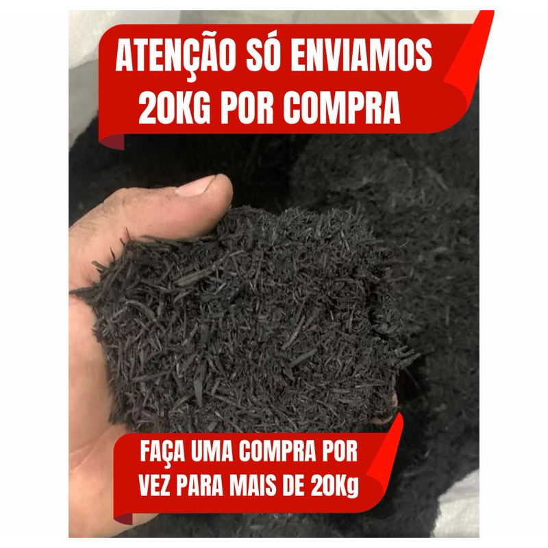 20 KILOS RASPA DE PNEU ENCHIMENTO DE SACO DE PANCADA PROFISSIONAL em Oferta na Shopee