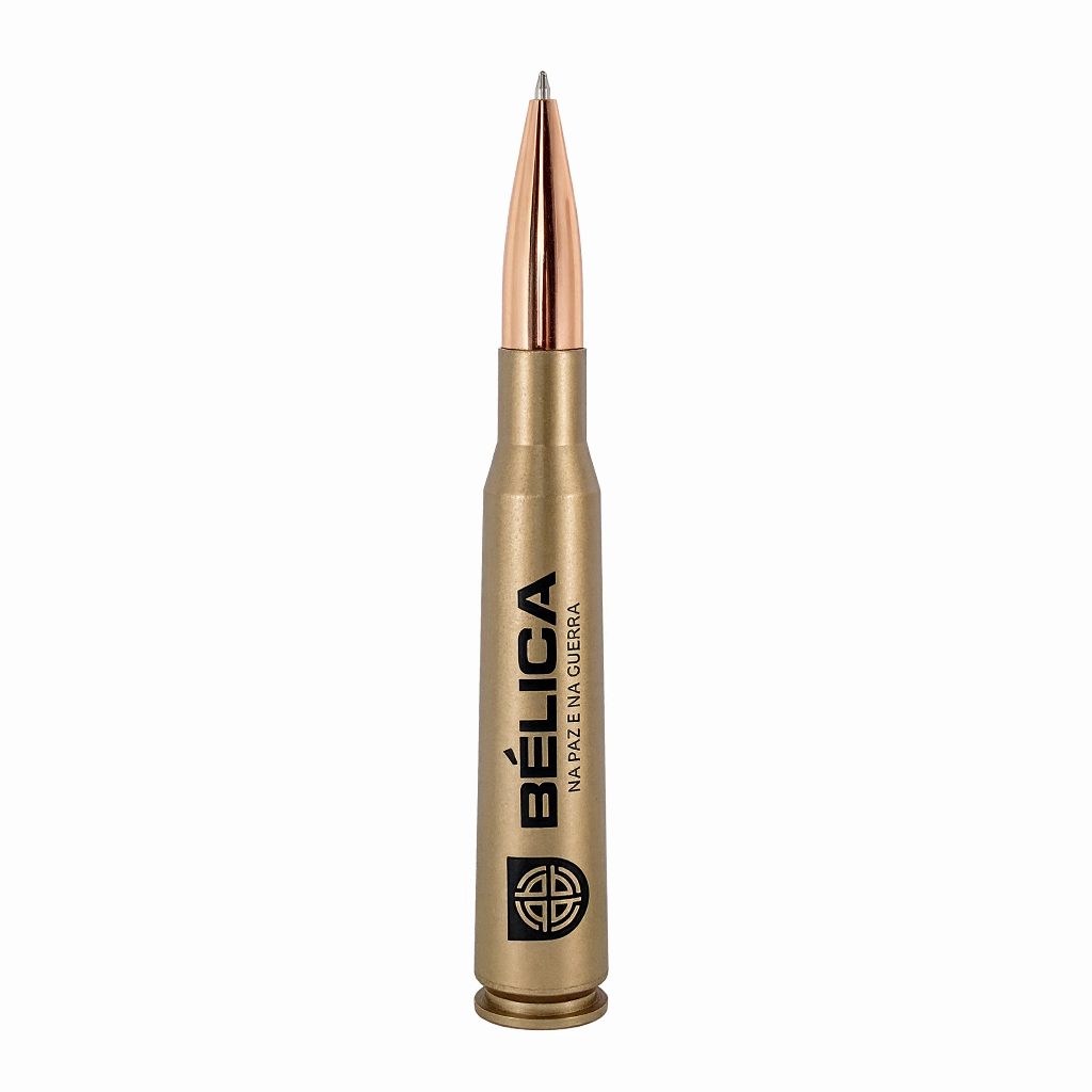 Caneta Projétil .50 Bélica - Tinta Preta