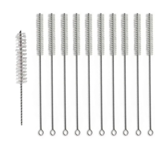 Kit 10 Escova para Limpeza de Bombas Tereré Chimarrão Canudos Mamdeira em Oferta na Shopee